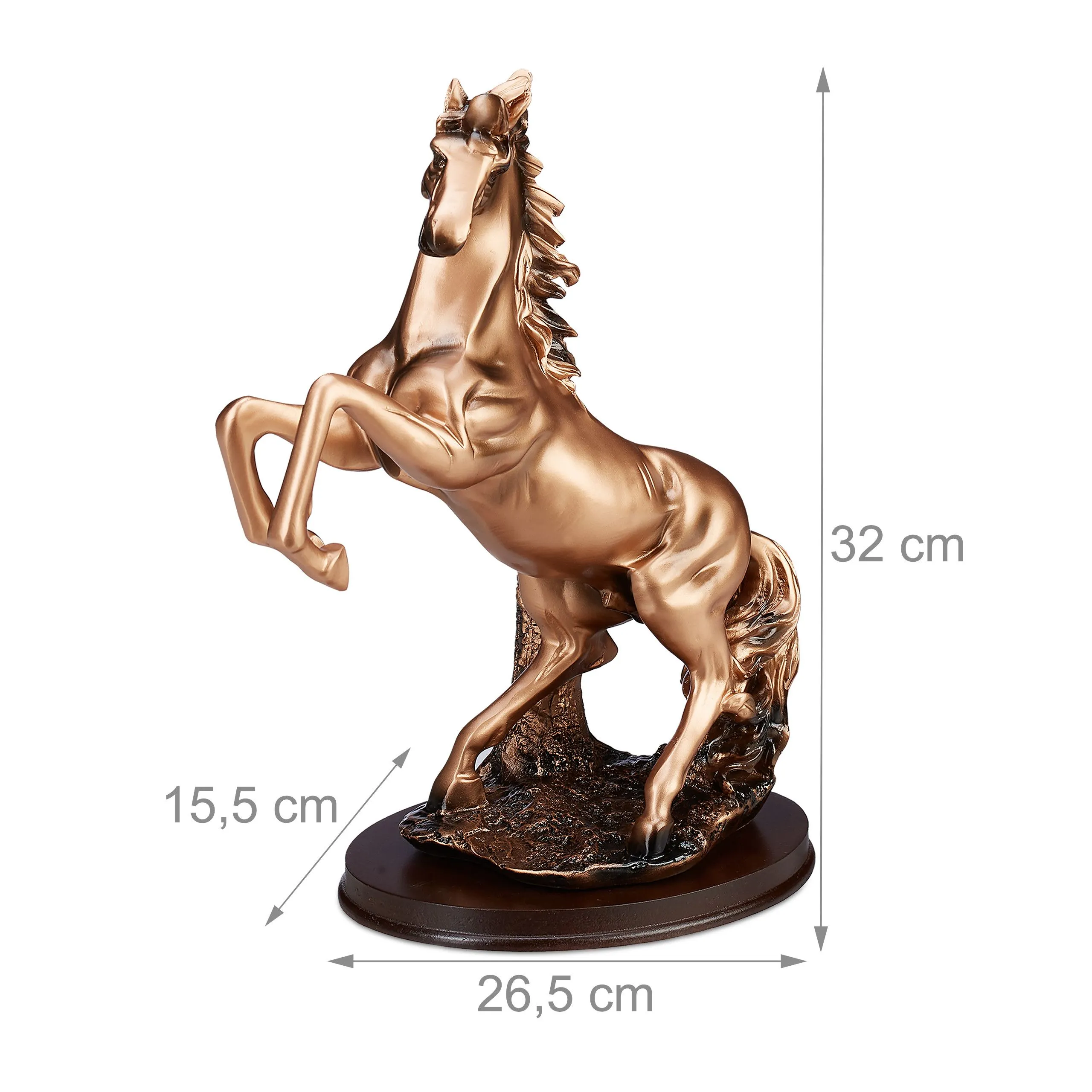 Beeld paard koper