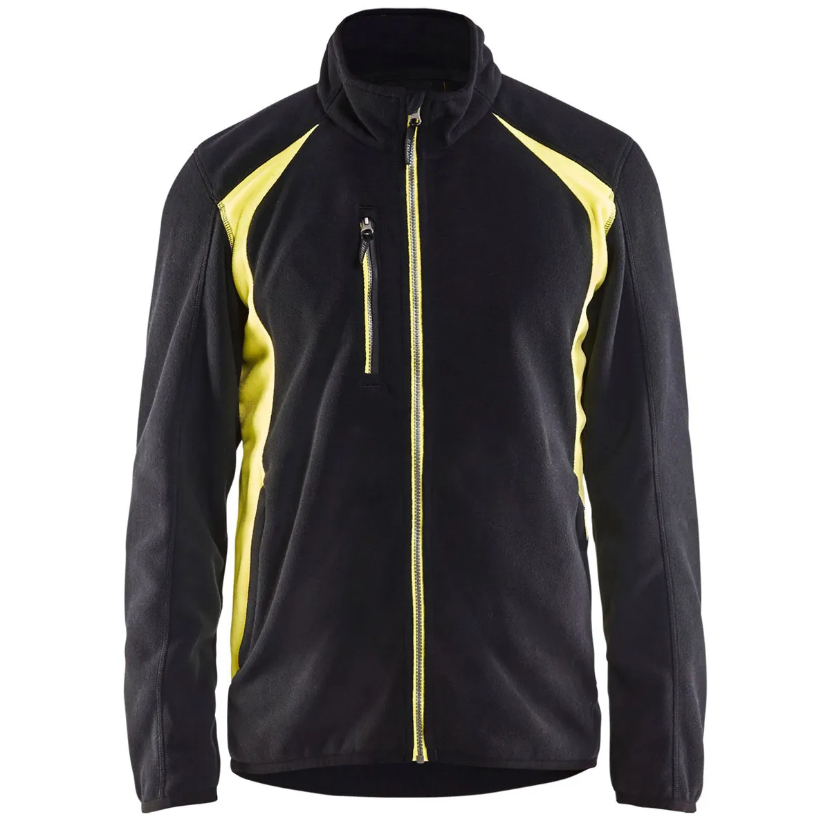 Blaklader 4730 Werktrui Fleece Zwart/Geel