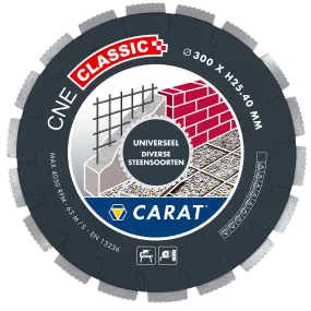 Carat diam.zaag(tafel) classic universeel 350 X 25.4 CNEC