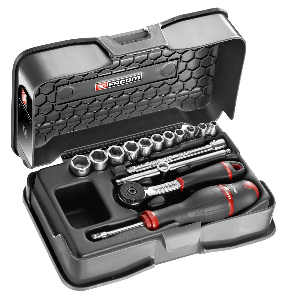 DOPPENSET 1/4'' 6KANT 15DELIG R.161B FACOM
