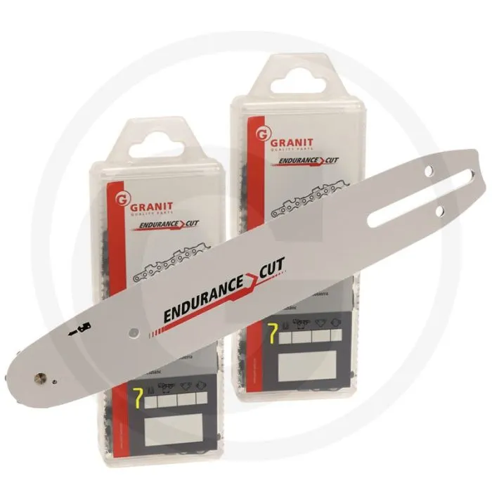 ENDURANCE CUT ZAAGKETTING + ZAAGBLAD 2+1 RONDE ZAAGTAND  LENGTE 40 CM