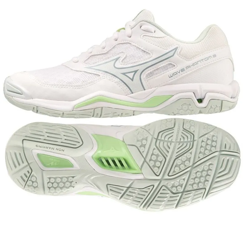 Handbalschoenen Mizuno Wave Phantom 3 W X1GB226035 wit wit
