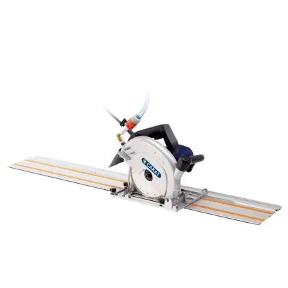 HANDTEGELZAAGMACHINE CARAT TC1800 (1800W  Ø180X25.4MM  INCL.RAIL 1400MM)