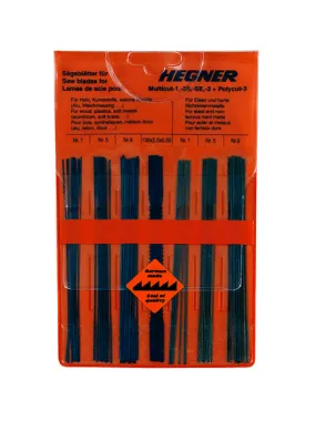 Hegner figuurzaagjes assortiment 76 stuks