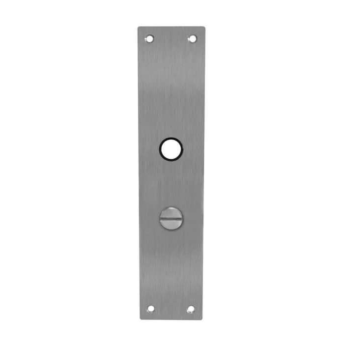 INTERSTEEL Schild renovatie rechthoekig 250 x 55mm x 2mm WC63/8mm RVS