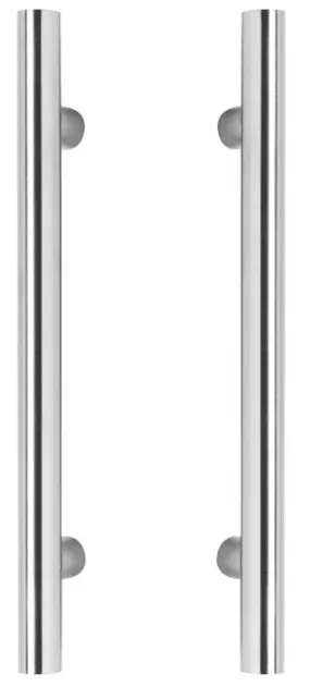 Intersteel Set Deurgrepen T-vorm 700x70x25 HoH 500 mm RVS