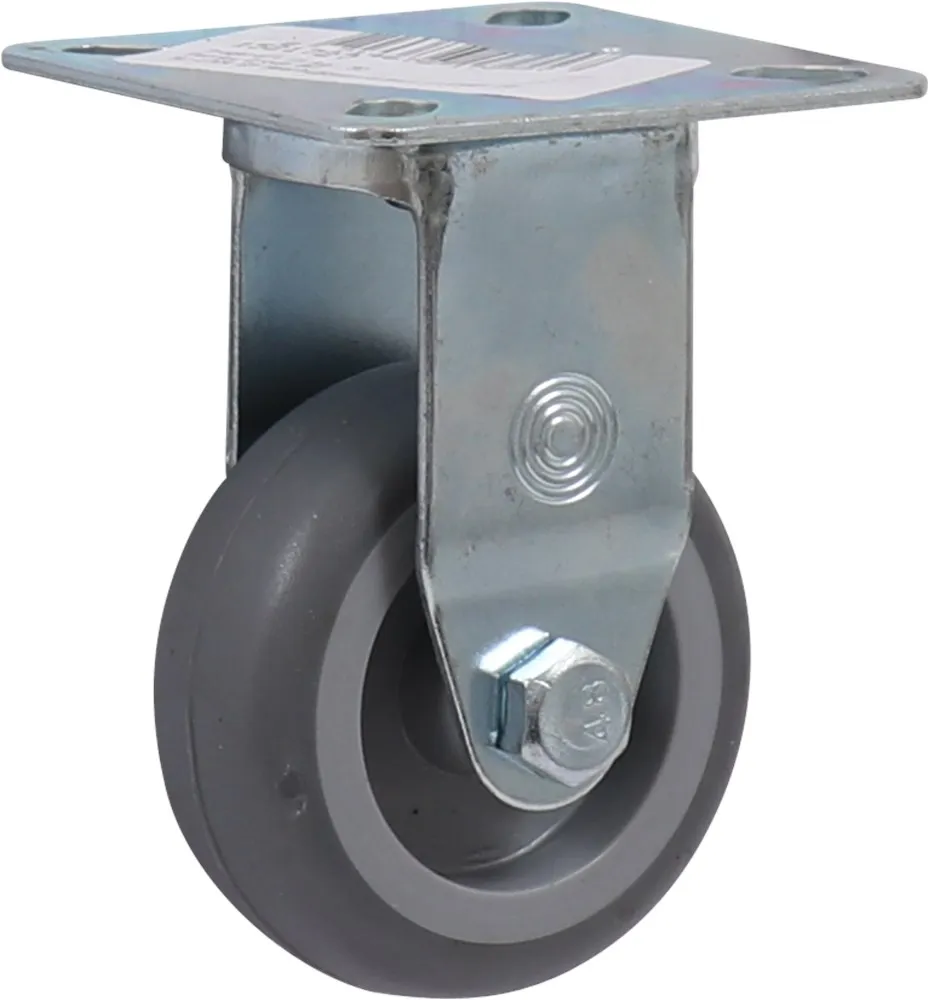 KELFORT BOKWIEL GRIJS RUBBER 50MM