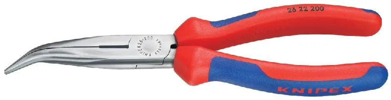 Knipex platspitse tang 45gr. met zijsnijder (telefoontangen) 200 MM