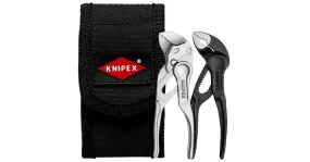 KNIPEX Tangenset XS 2-delig met riemtas (Zwart)