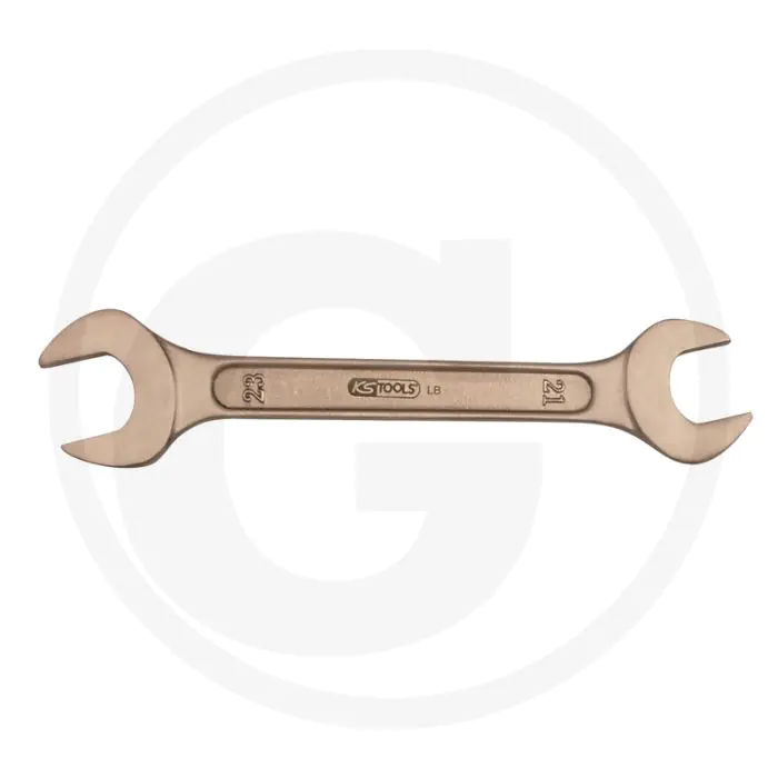 Ks tools bronze doppelmaulschlüssel 14x17 mm - vonkvrij, 15° bekhoek, corrosiebestendig