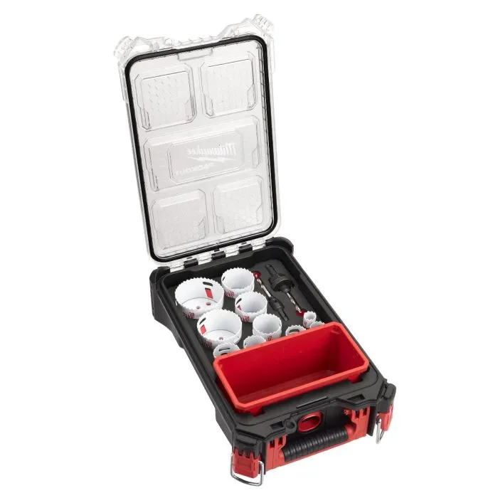 MILWAUKEE HOLE DOZER™ PACKOUT™ GATZAGEN SET (12DELIG)