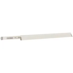 Nedco gleufluchtrooster alum. P 442 x 20 mm wit