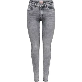 Only Skinny/slim jeans Grijs