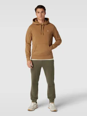 Polo Ralph Lauren Hoodie met labelstitching in lichtbruin