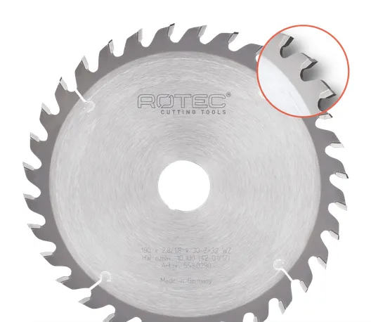 ROTEC 553.0120 HM ZAAGBLAD VOOR HANDMACHINES 160Ø 36T