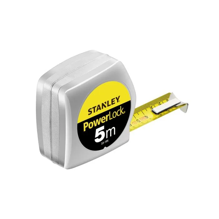 STANLEY ROLBANDMAAT POWERLOCK 5M  25MM 033195