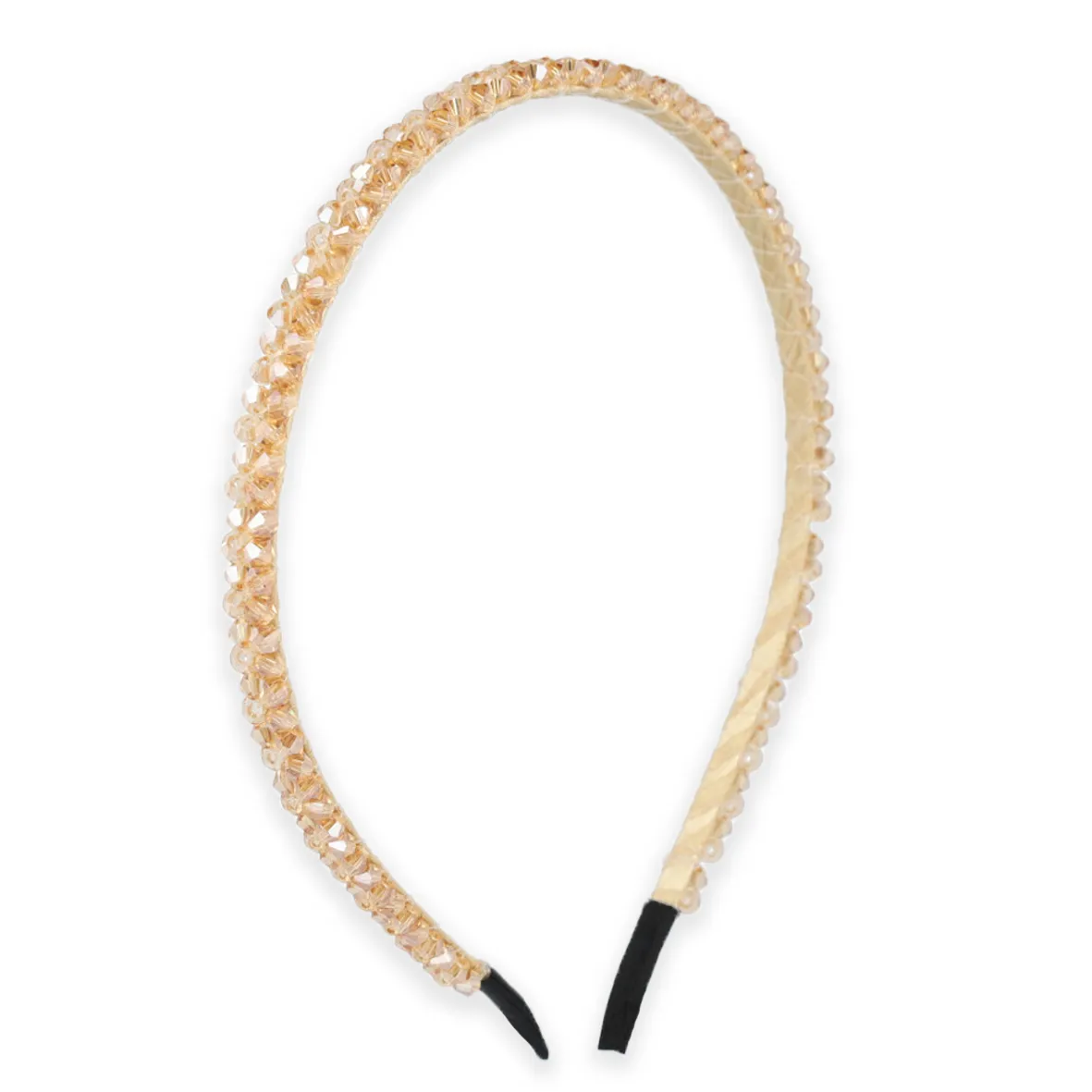 Strass Haarband Goud Skinny