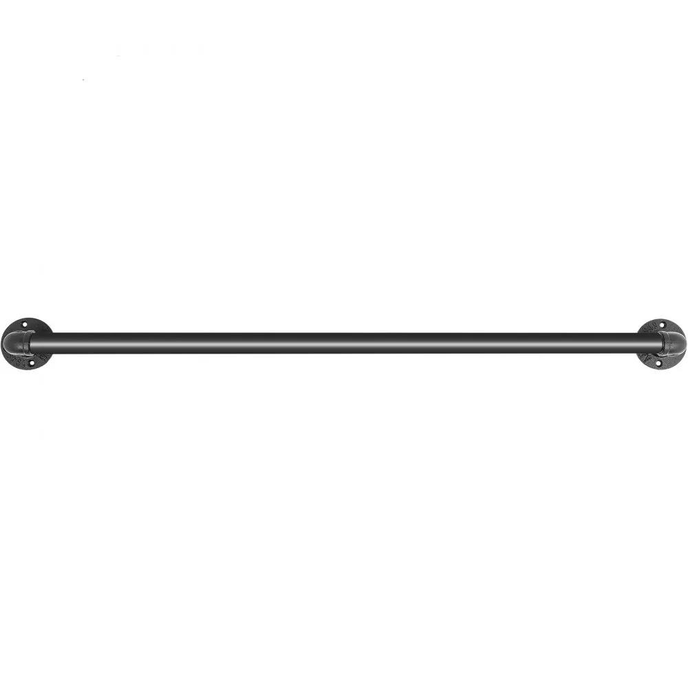 VEVOR Balustrade Trap Pijp Trapleuning 0,9 m Leuningen Trappen Binnen Zwart Outdoor Indoor Universele Trapleuning Gemaakt van Ko