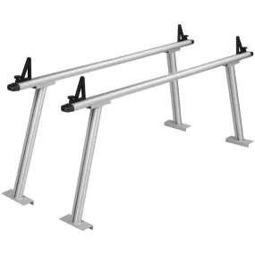 VEVOR Truck Carrier Truck Rack, 800 lb capaciteit, 1803x787,4 mm aluminium ladderrek voor vrachtwagen met 8 niet-borende C-klemm