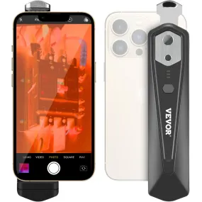 VEVOR warmtebeeldcamera voor Android en IOS, draadloze infrarood warmtebeeldcamera met 256 x 192 IR-resolutie, WiFi en visuele c
