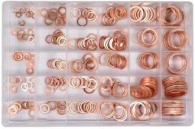 YATO Sluitringenset 300 delig koper YT 06872